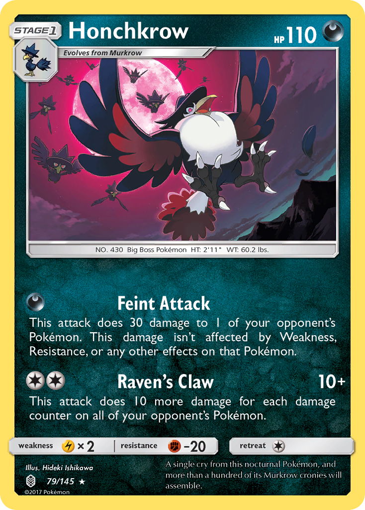 Guardians Rising Honchkrow #79/145