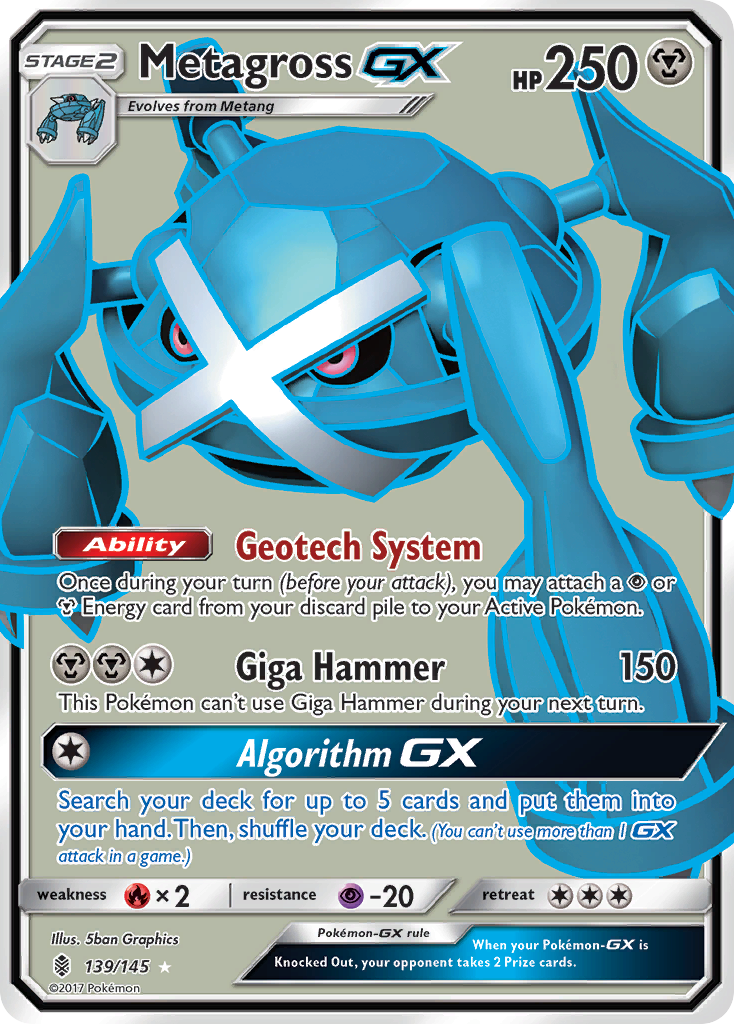 Guardians Rising Metagross GX #139/145