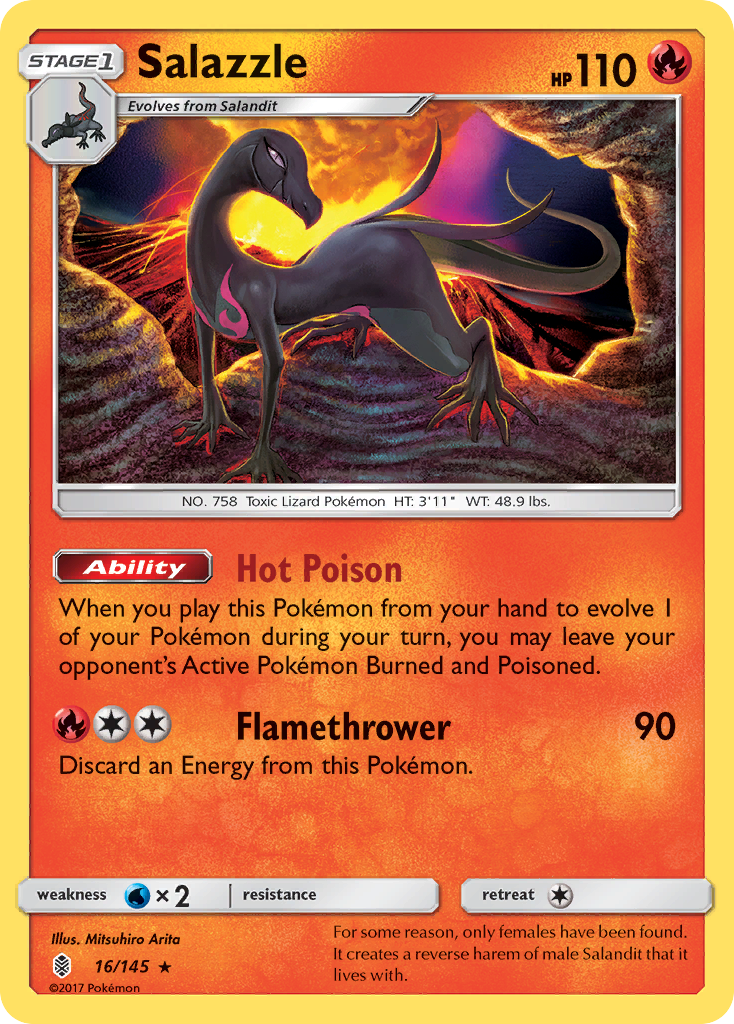 Guardians Rising Salazzle #16/145