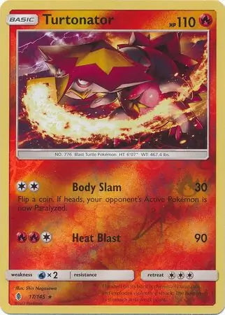 Guardians Rising Turtonator #17/145 reverse holo
