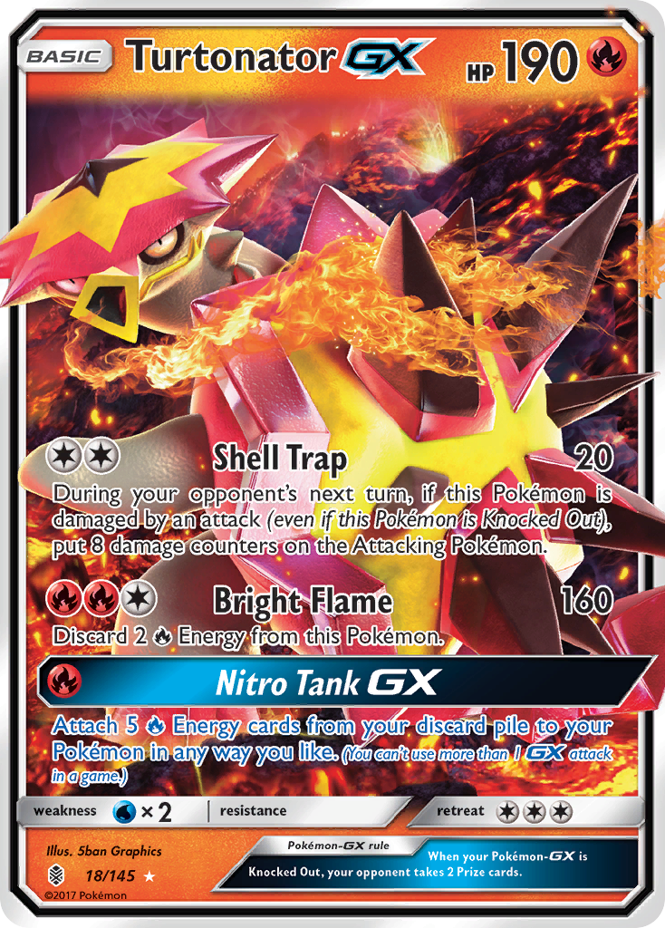 Guardians Rising Turtonator GX #18/145