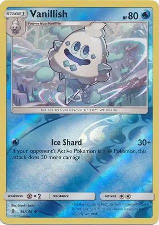 Guardians Rising Vanillish #34/145 reverse holo