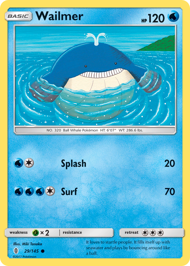 Guardians Rising Wailmer #29/145