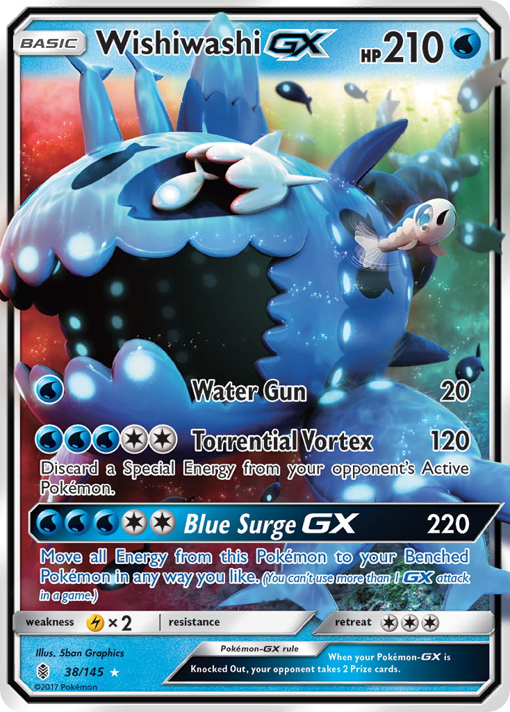 Guardians Rising Wishiwashi GX #38/145