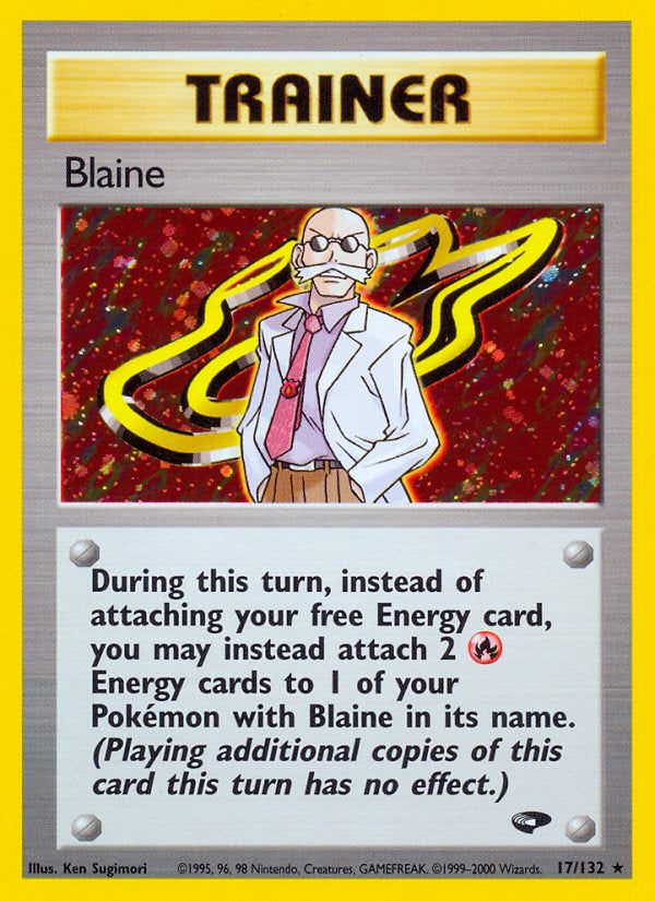 Gym Challenge Holo Blaine #17/132 unlimited