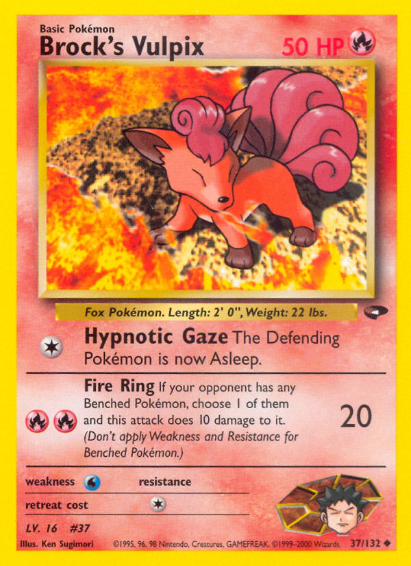 Gym Challenge Brock's Vulpix #37/132 unlimited