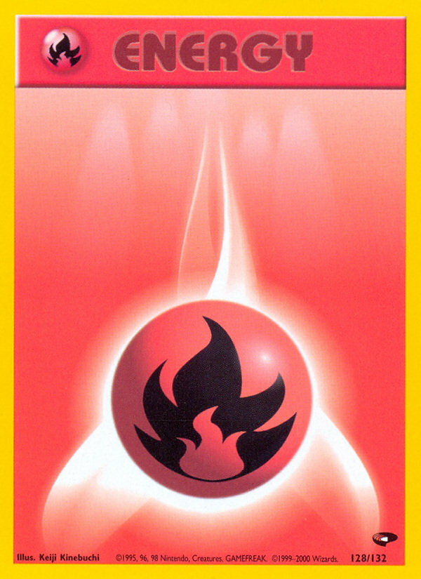 Gym Challenge Fire Energy #128/132 unlimited