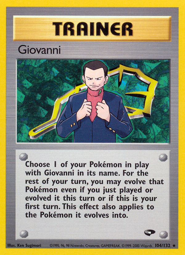 Gym Challenge Giovanni #104/132 unlimited
