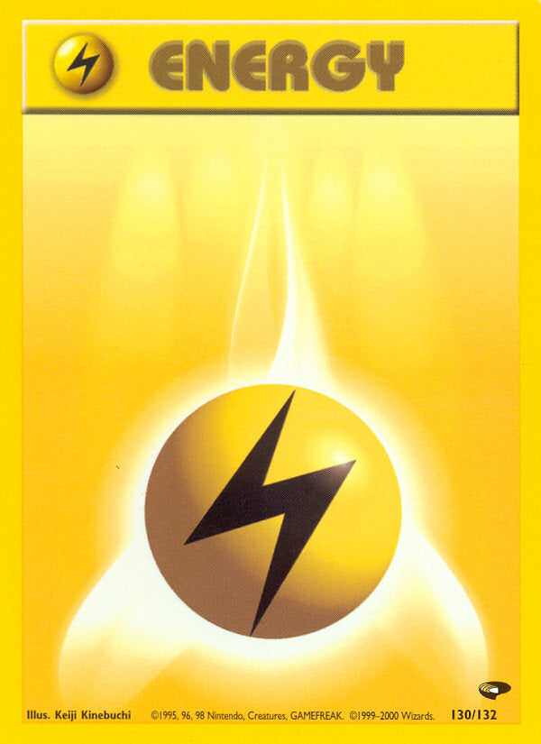 Gym Challenge Lightning Energy #130/132 unlimited