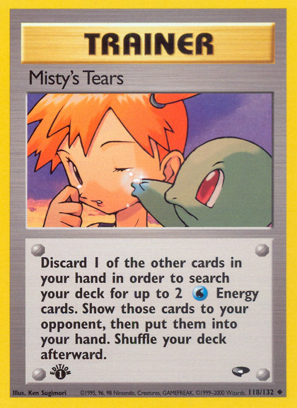 Gym Challenge Misty's Tears #118/132 first edition