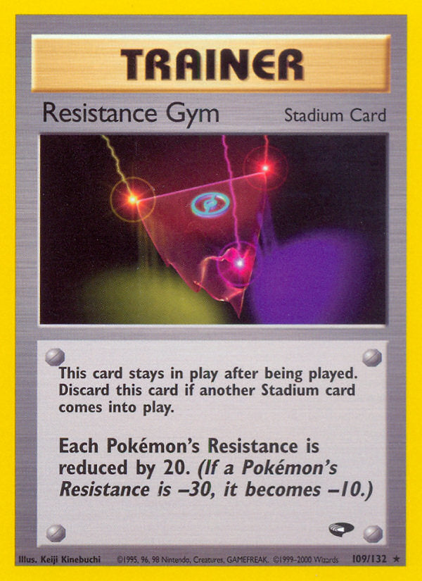 Gym Challenge Resistance Gym #109/132 unlimited