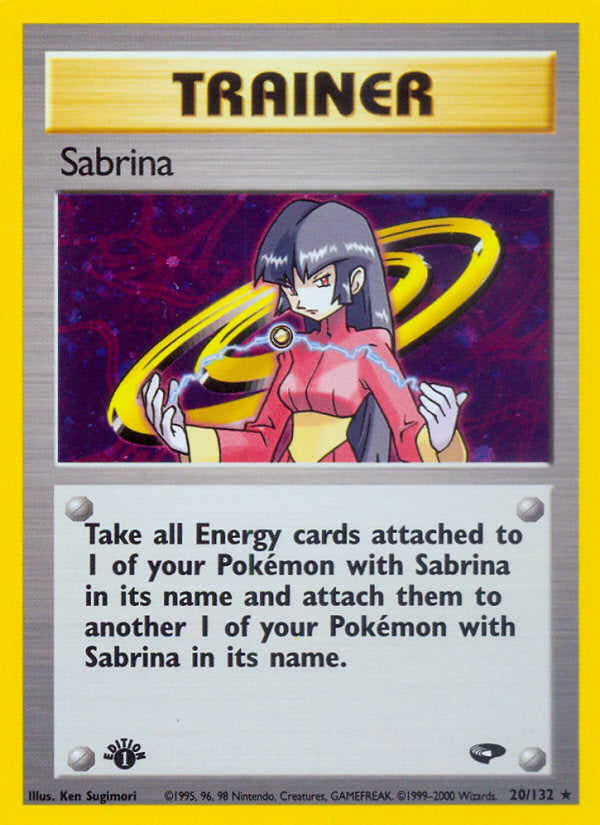 Gym Challenge Holo Sabrina #20/132 first edition