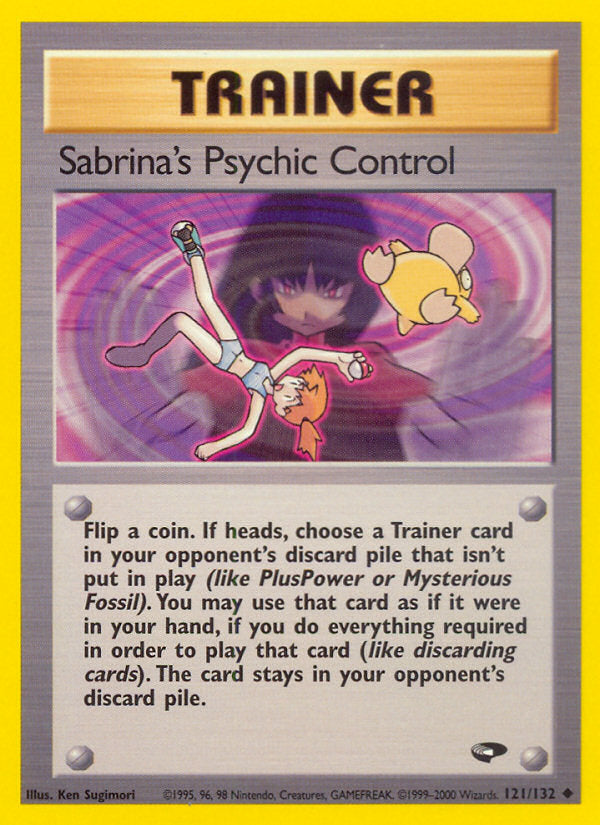 Gym Challenge Sabrina's Psychic Control #121/132 unlimited