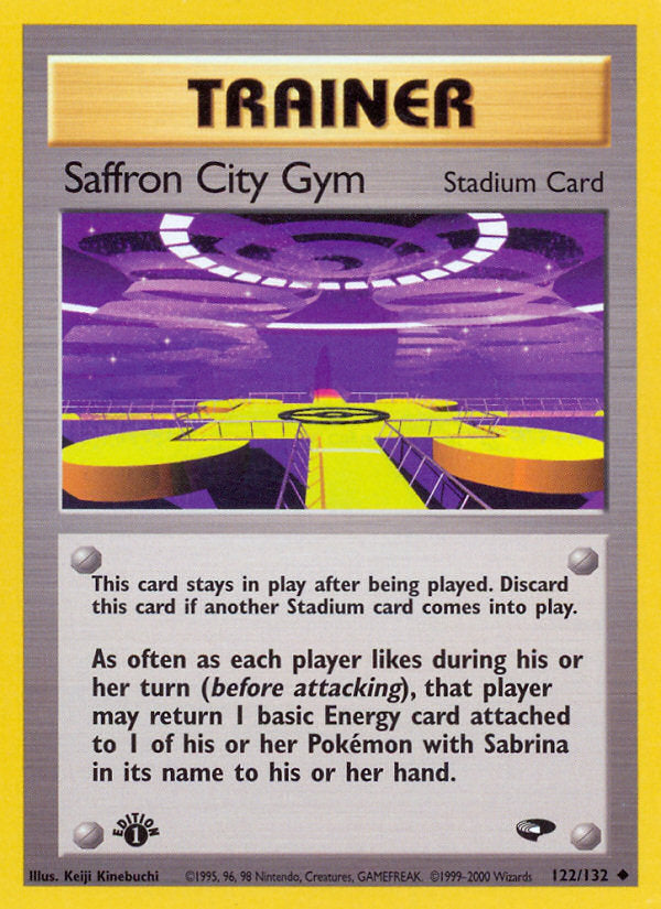 Gym Challenge Saffron City Gym #122/132 first edition