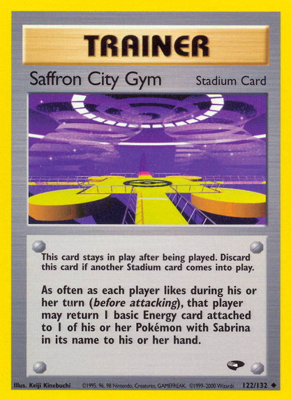 Gym Challenge Saffron City Gym #122/132 unlimited