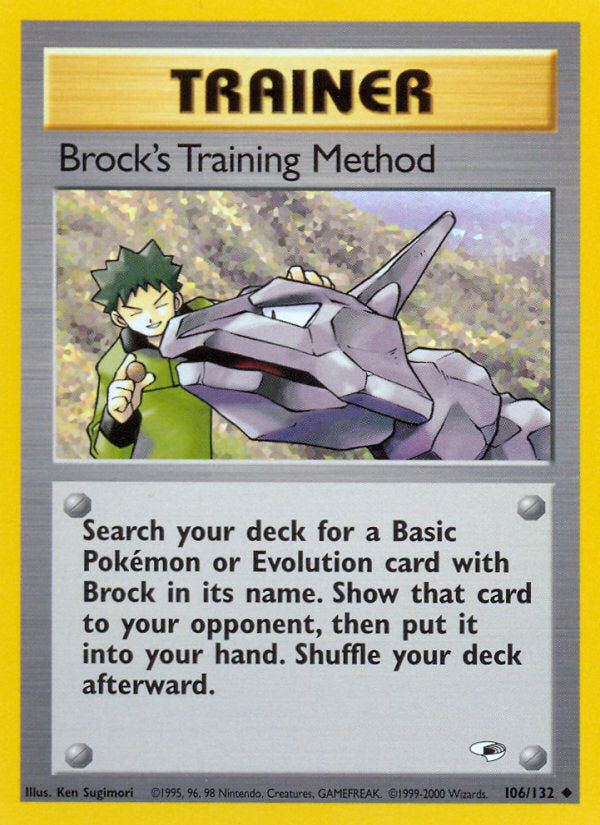Gym Heroes Brock's Training Method #106/132 unlimited
