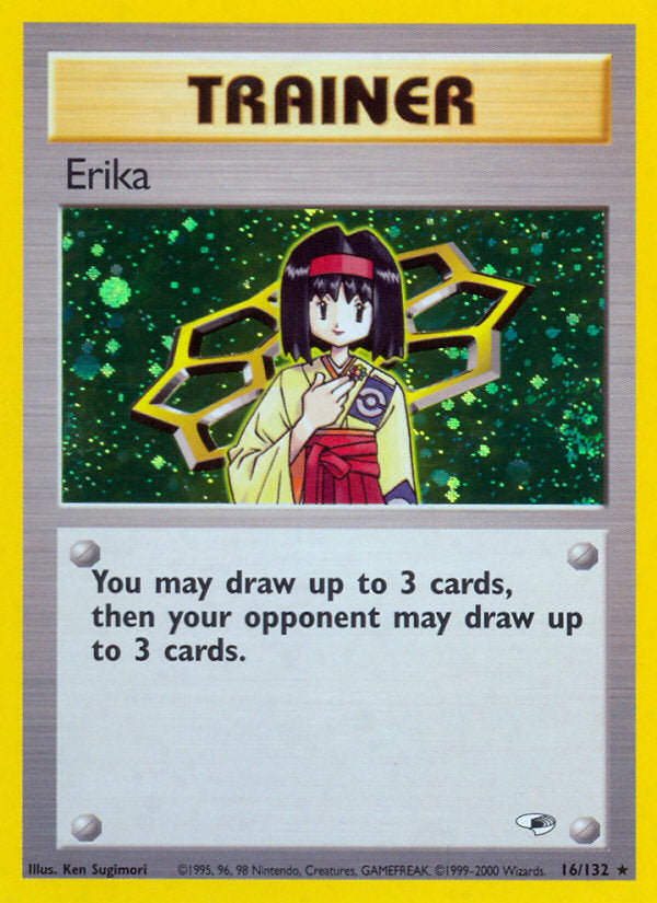 Gym Heroes Holo Erika #16/132 unlimited