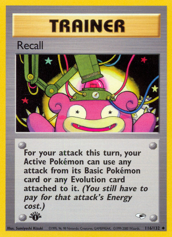 Gym Heroes Recall #116/132 first edition