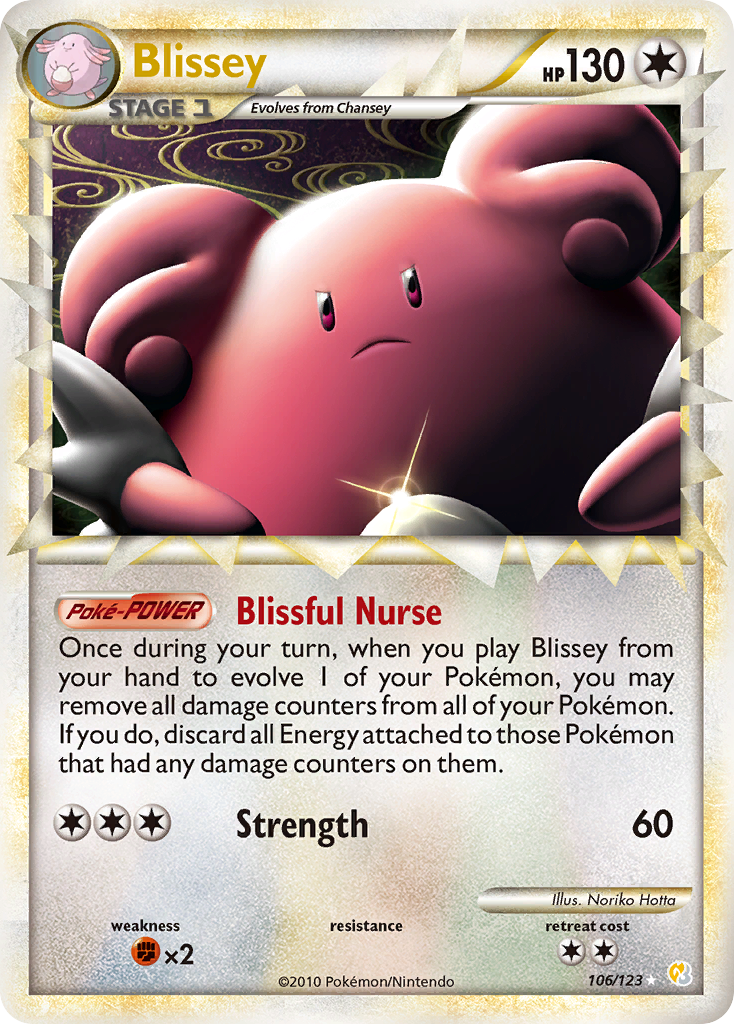 HeartGold SoulSilver Blissey Prime #106/123