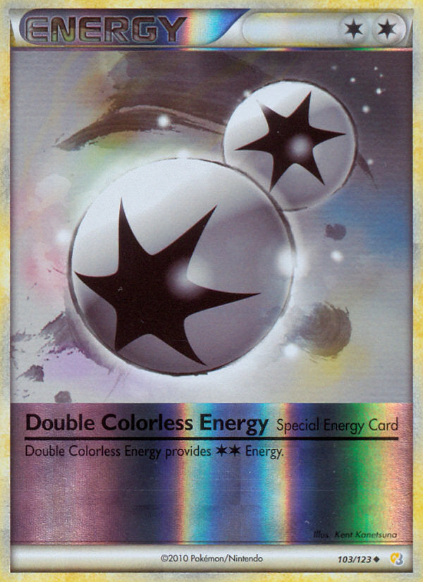 HeartGold SoulSilver Double Colorless Energy #103/123 reverse holo