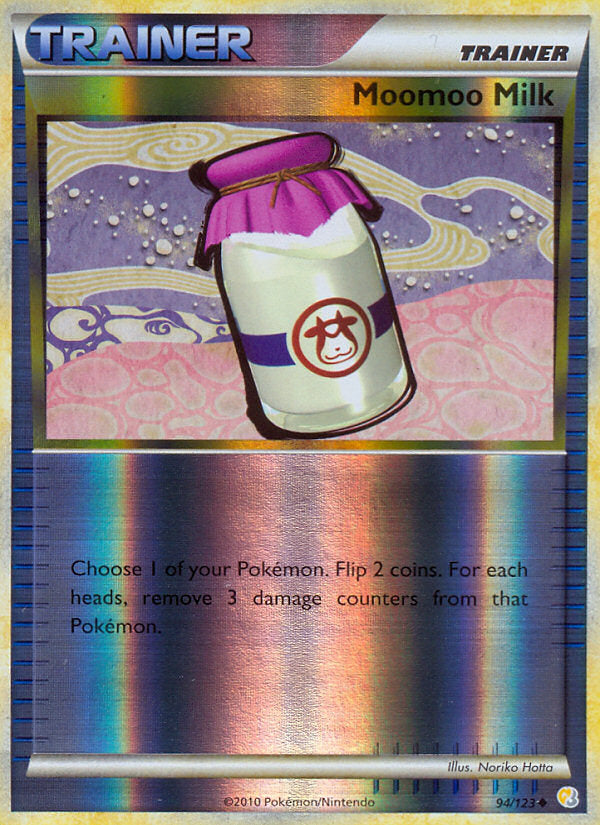 HeartGold SoulSilver Moomoo Milk #94/123 reverse holo