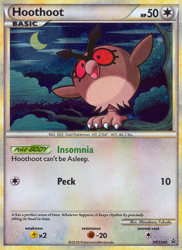 HeartGold SoulSilver Promo's Holo Hoothoot #5