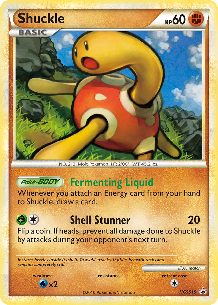 HeartGold SoulSilver Promo's Holo Shuckle #15