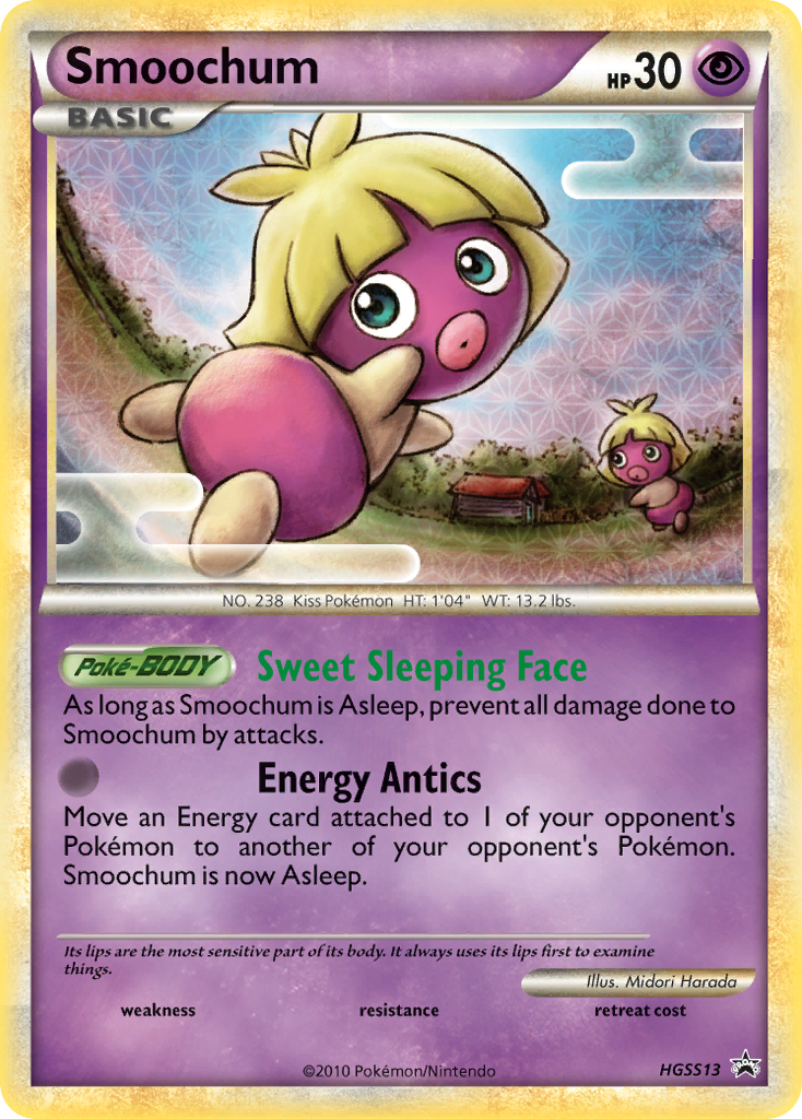HeartGold SoulSilver Promo's Holo Smoochum #13