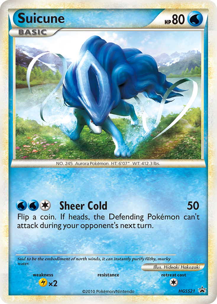 HeartGold SoulSilver Promo's Holo Suicune #21