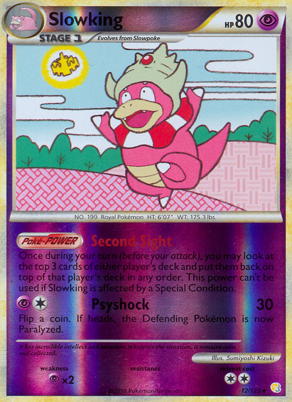 HeartGold SoulSilver Slowking #12/123 reverse holo