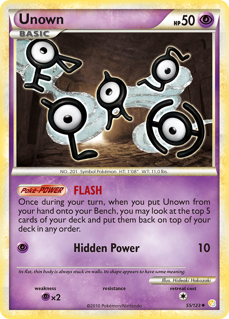 HeartGold SoulSilver Unown #55/123