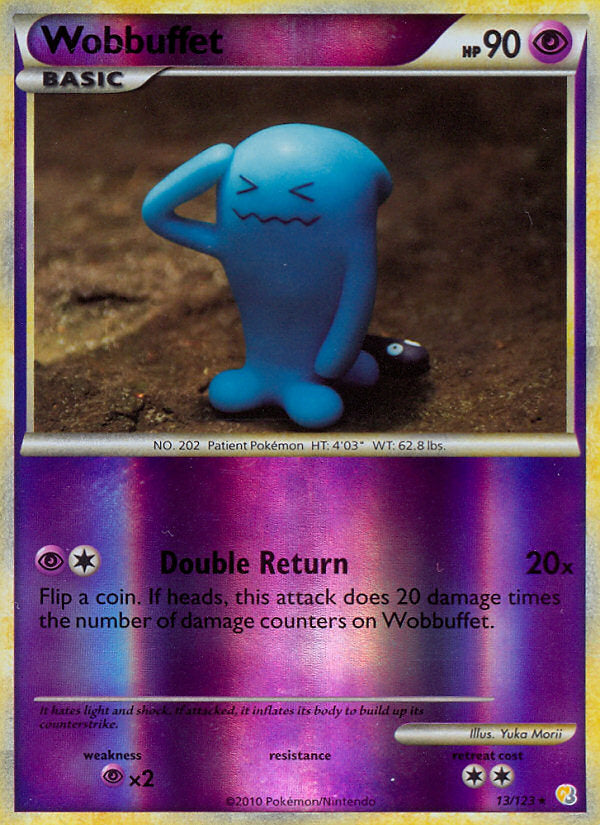 HeartGold SoulSilver Wobbuffet #13/123 reverse holo