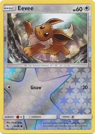 Hidden Fates Eevee #49/68 reverse holo