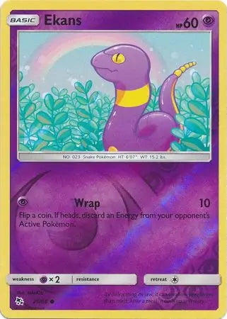 Hidden Fates Ekans #25/68 reverse holo