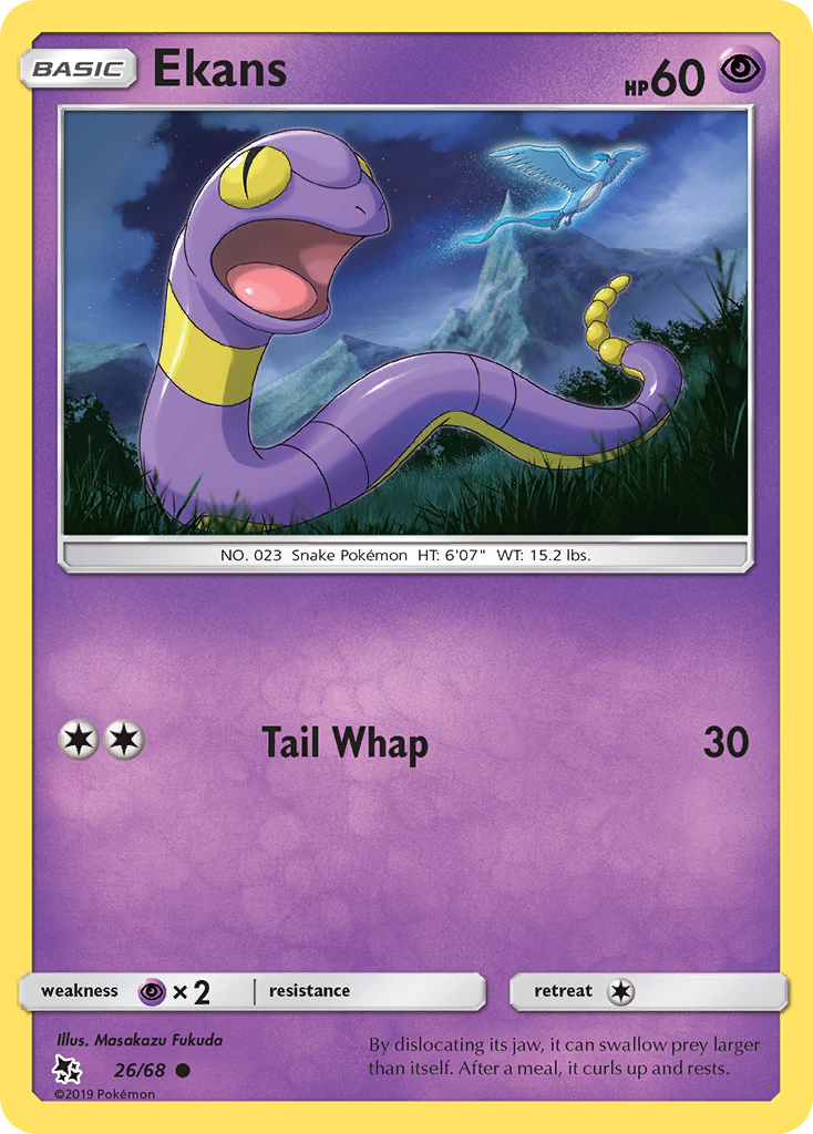 Hidden Fates Ekans #26/68