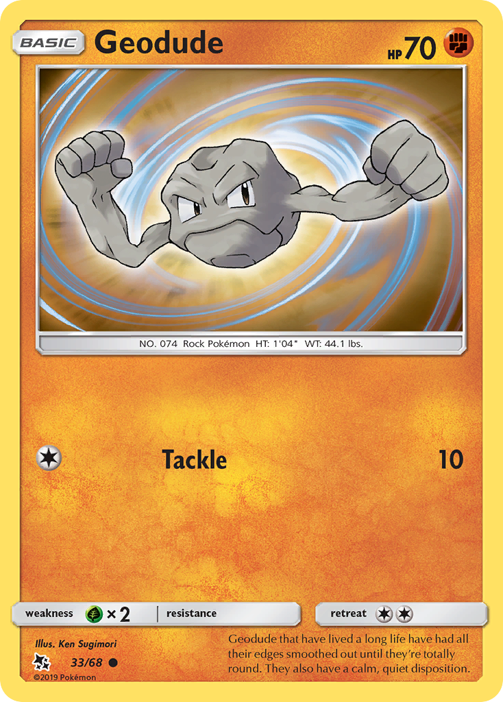 Hidden Fates Geodude #33/68
