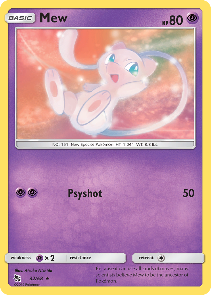 Hidden Fates Mew #32/68