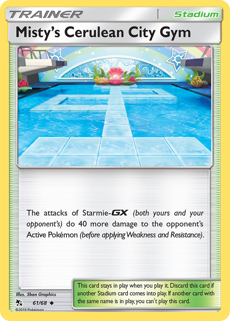 Hidden Fates Misty’s Cerulean City Gym #61/68