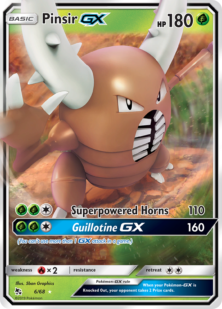 Hidden Fates Pinsir GX #6/68