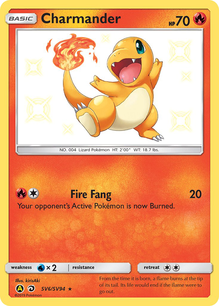 Hidden Fates Shiny Charmander