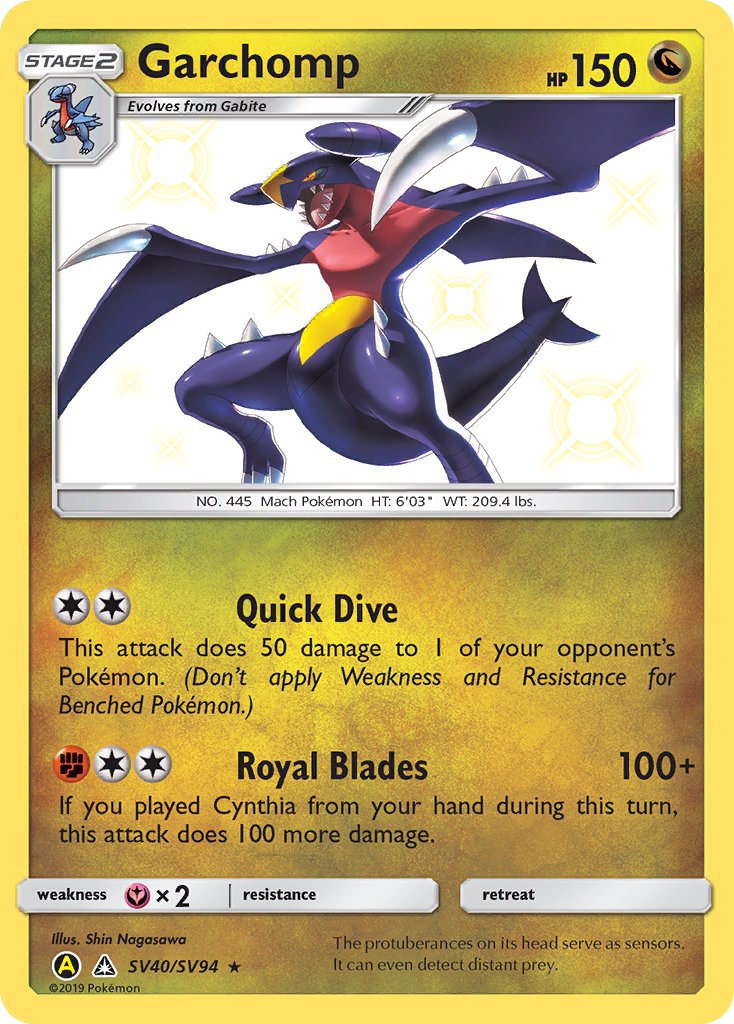 Hidden Fates Shiny Vault Garchomp SV40/SV94