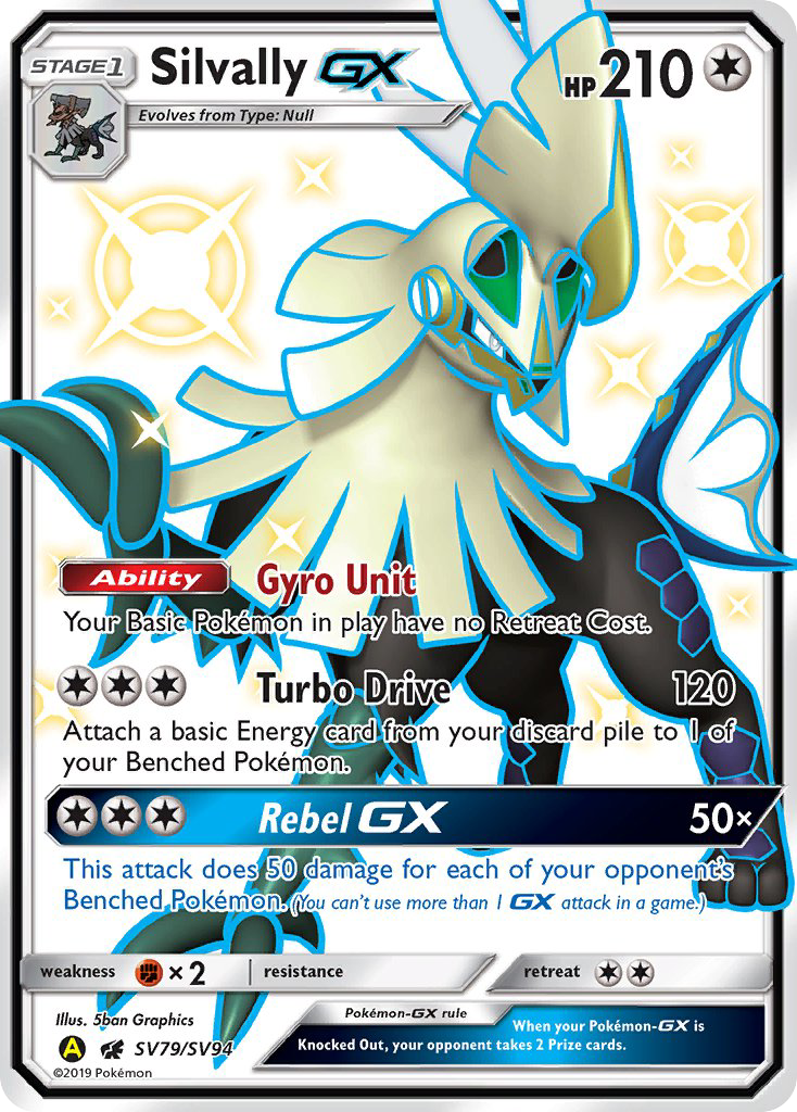 Hidden Fates Shiny Vault Silvally GX SV79/SV94