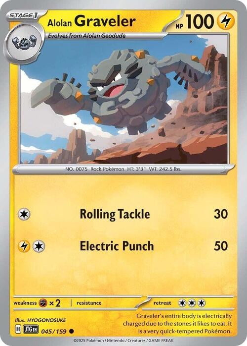Journey Together Alolan Graveler #45/159