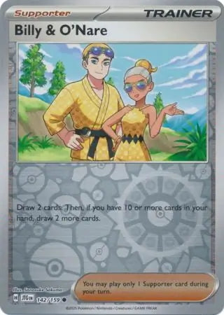 Journey Together Billy and O'Nare #142/159 reverse holo
