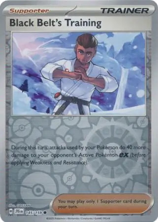 Journey Together Black Belt's Training #145/159 reverse holo