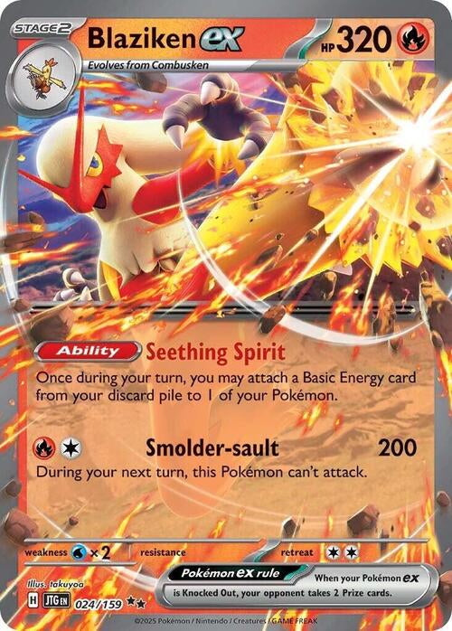 Journey Together Blaziken ex #24/159