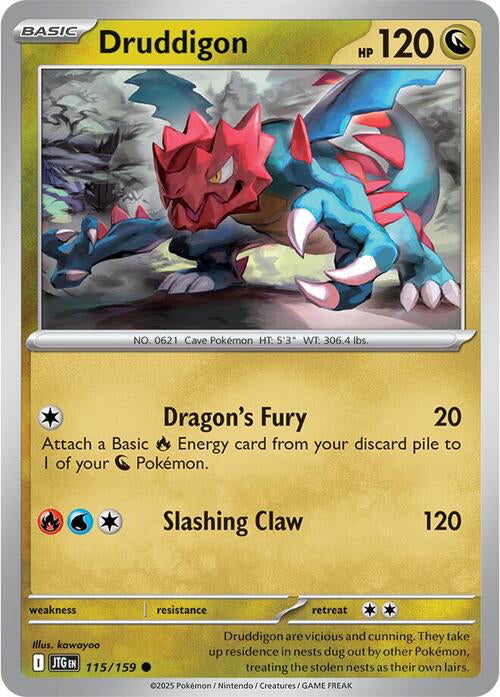 Journey Together Druddigon #115/159