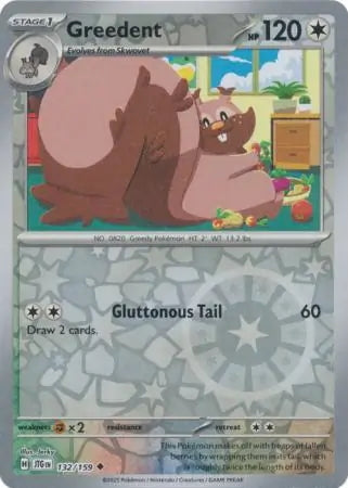 Journey Together Greedent #132/159 reverse holo