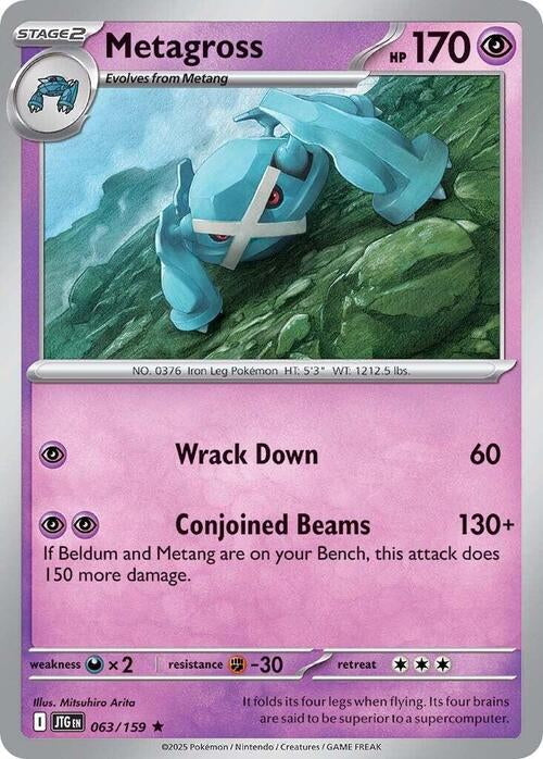 Journey Together Holo Metagross #63/159