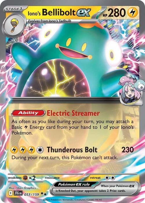 Journey Together Iono's Bellibolt ex #53/159